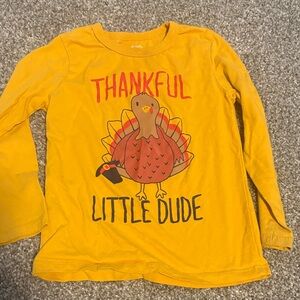 The Children's Place Yellow Thankful Little Dude Shirt